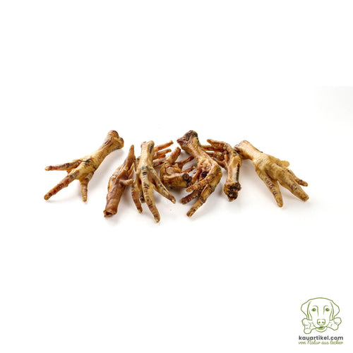 Dried chicken feet for dogs, preservative-free