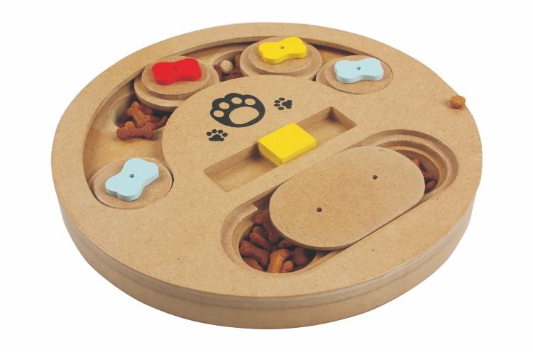 Topmast Honden Intelligentiespeelgoed Hout IQ-6 - 23 cm