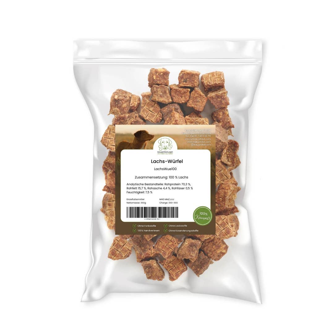 Cubes de saumon naturels pour chiens et chats Kauartikel.com GmbH