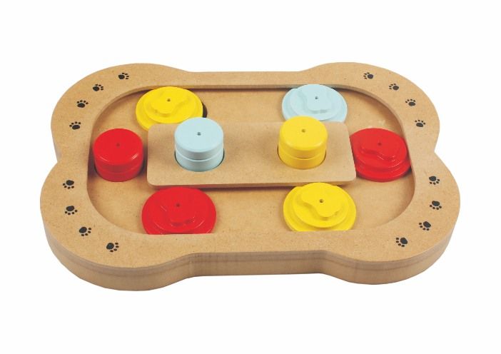Topmast Honden Intelligentiespeelgoed Hout IQ-2 20 x 29 cm