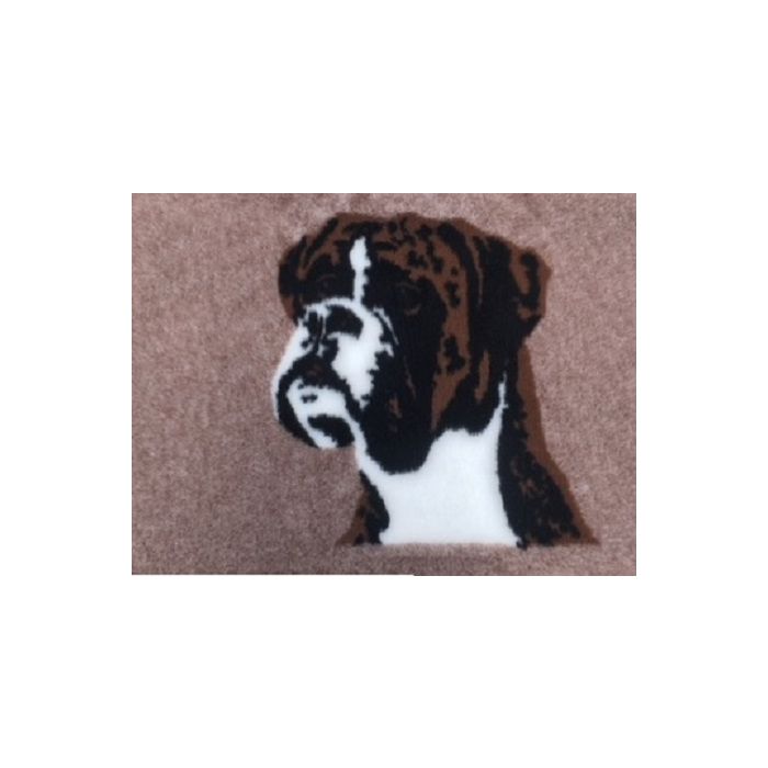 Vet Bed Tête de Boxer – Tapis pour chien Premium antidérapant