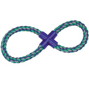 Small 8-Ring Cotton Rope Chew Toy
