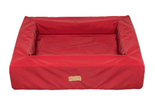 Topmast Hondenmand Nola - Memory Foam Matras - Rood - 78 x 58 x 18 cm