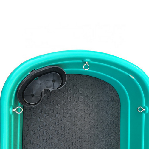 Hundebadewanne Topmast Tidy 124x90x60 cm + Zugangsrampe