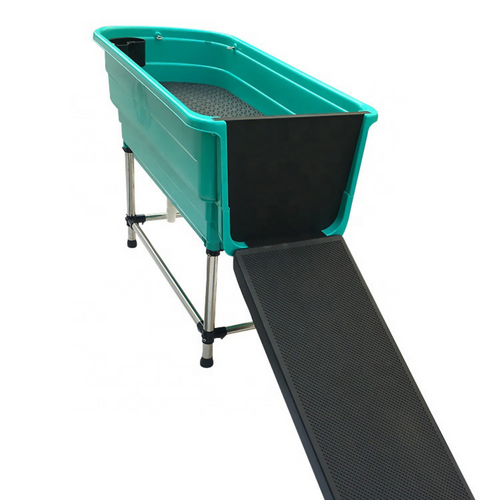 Hundebadewanne Topmast Tidy 124x90x60 cm + Zugangsrampe