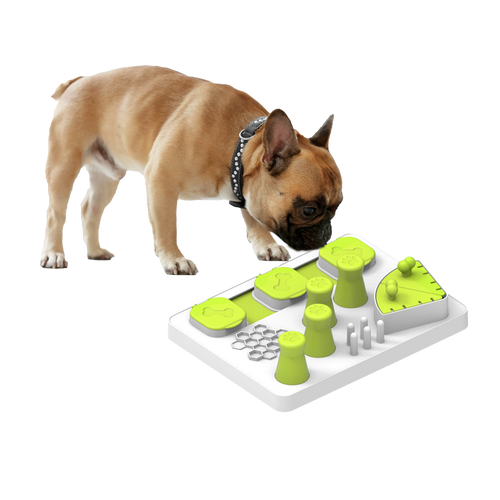 Jeu d’intelligence pour chien – Puzzle interactif avec friandises