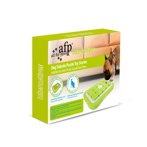 AFP Interactives Sokudo Puzzle Toy Starter – Jeu d’Intelligence pour Chien