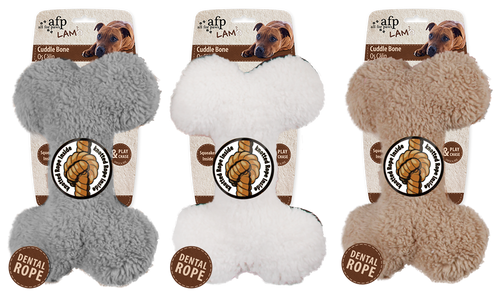 AFP Lambswool – Plush dog bone
