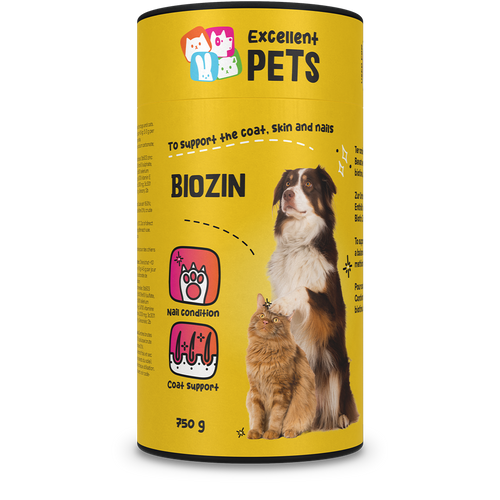 Excellent Pets Biozin – Biotine, zinc & méthionine – Chien & chat