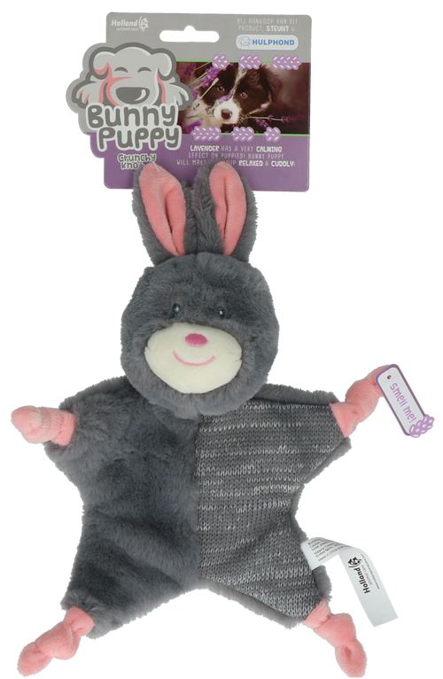 Bunny Puppy Crunchy Knot – Jouet nœud croustillant pour chien
