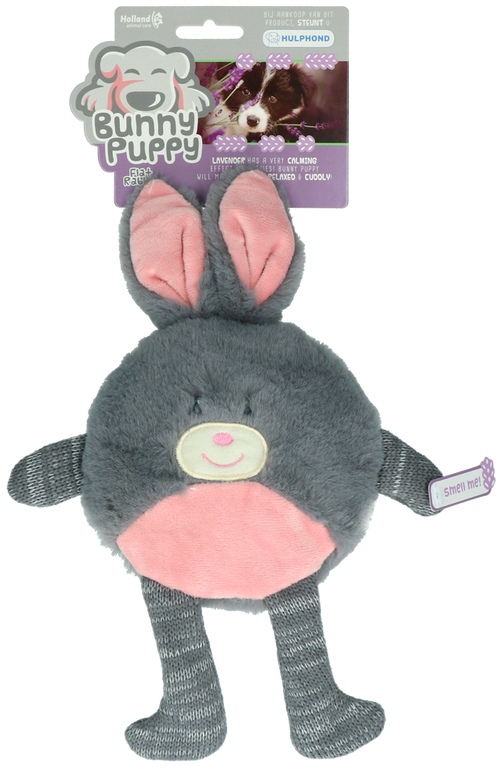 Bunny Puppy Flat Rabbit – Peluche lapin plat pour chien
