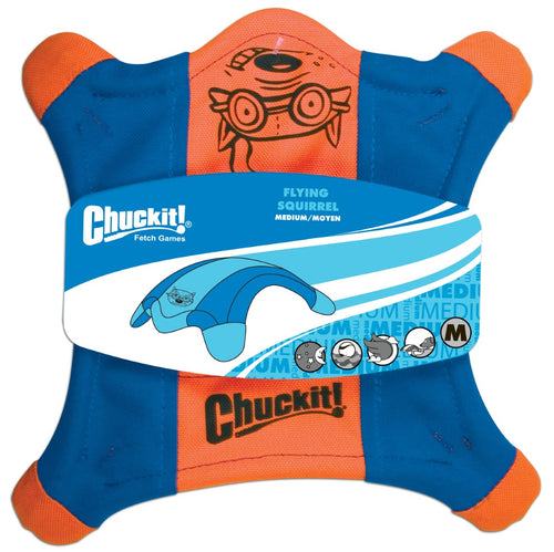 Jouet Volant pour Chien Chuckit! Flying Squirrel M – Écureuil Planeur Flottant