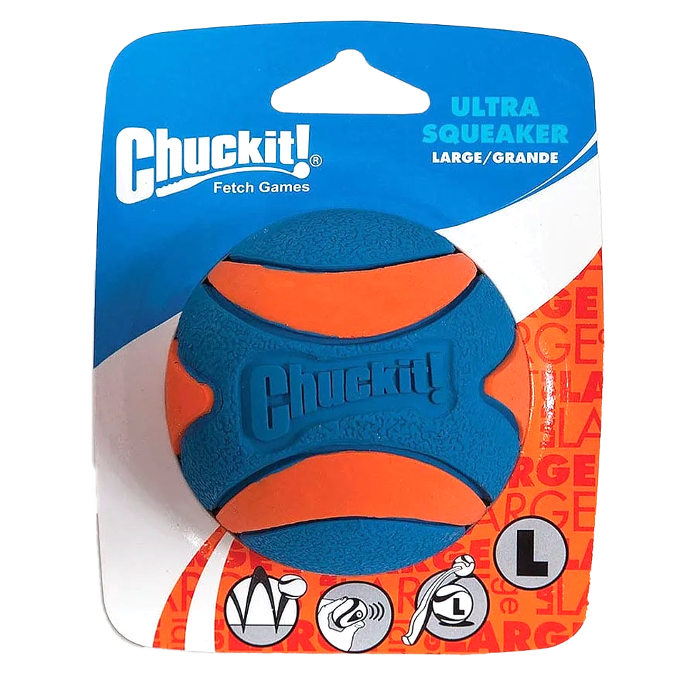 Chuckit! – Ultra Squeaker Ball pour chien Chuckit!