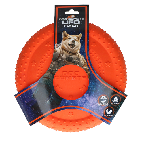 Dog Comets UFO Flyer – Frisbee flottant orange 24 cm