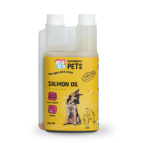 Huile de saumon Excellent Pets pour chien – 250 ml / 500 ml / 1 L
