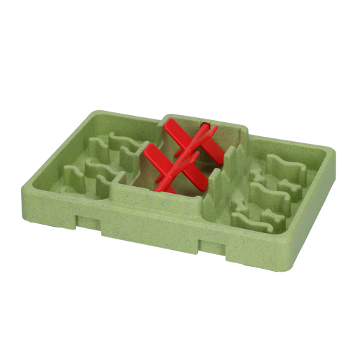 Puzzle alimentaire pour chien Mini — Crazy River, 13 × 19 cm