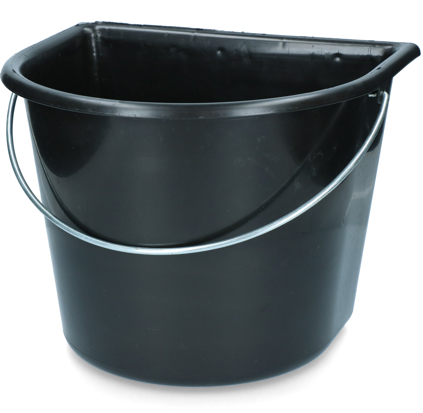 Seau côté plat noir