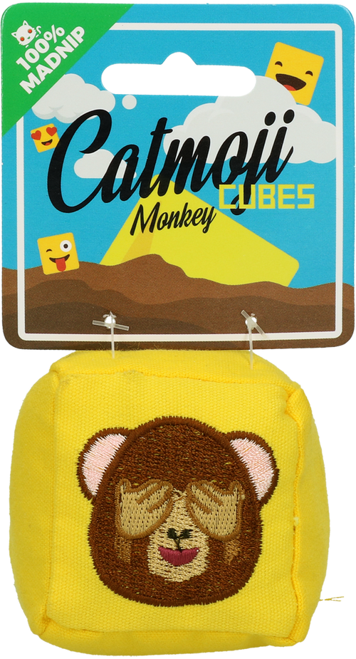 Catmoji Cube Monkey – Cube émoji pour chat