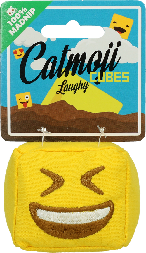 Catmoji Cube Laughy – Cube émoji pour chat