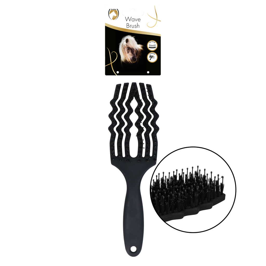 Wave Brush noir/noir