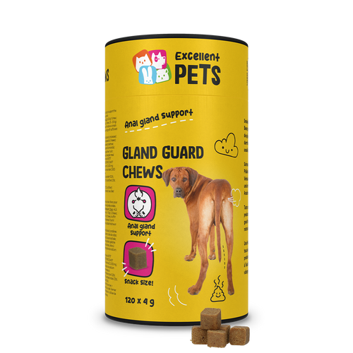 Excellent Pets Gland Guard — Bouchées glandes anales chien, 120 pièces