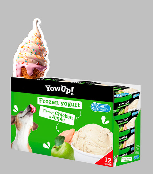 YowUp! Frozen Yoghurt Poulet & Pomme - Lot de 12
