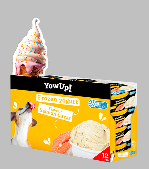 YowUp! Frozen Yoghurt Tartare de Saumon - Lot de 12