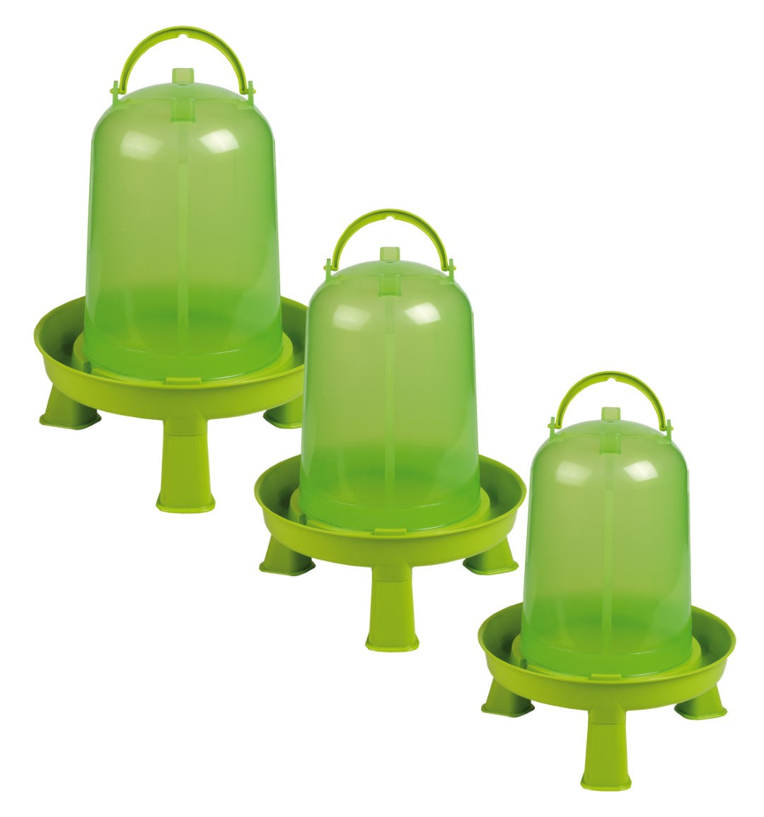 Gaun Poultry Drinker with Legs Green Lemon 3 l