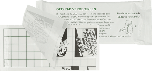 Plaque Adhésive Géo – Anti-Mites Alimentaires (lot de 10)