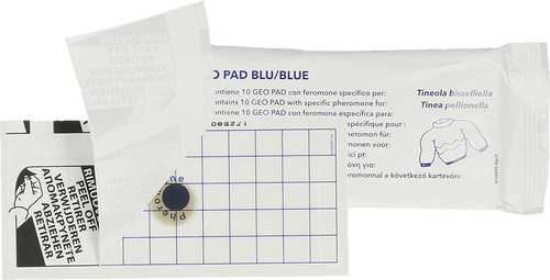 Plaque Adhésive Géo – Anti-Mites de Vêtements (lot de 10)