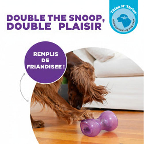 Outward Hound Double Snoop – Interactive Anti-Boredom Dog Toy
