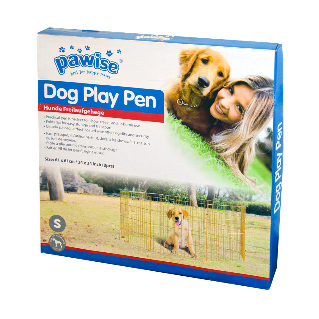 Parc pliable pour chien 8 panneaux – Maison, voyage et exposition