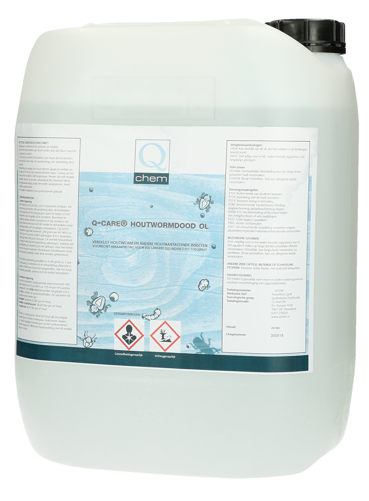 Q-Care Houtwormdood OL – Traitement Professionnel Vers de Bois Q-Chem
