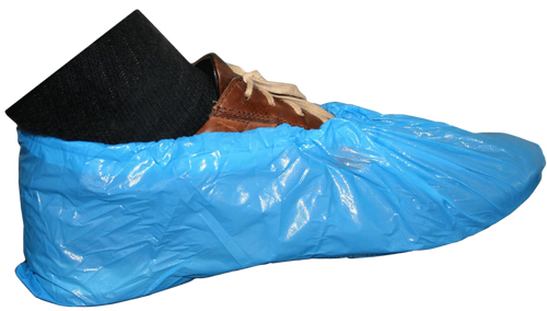 Surchaussures jetables bleues antidérapantes – 50 paires