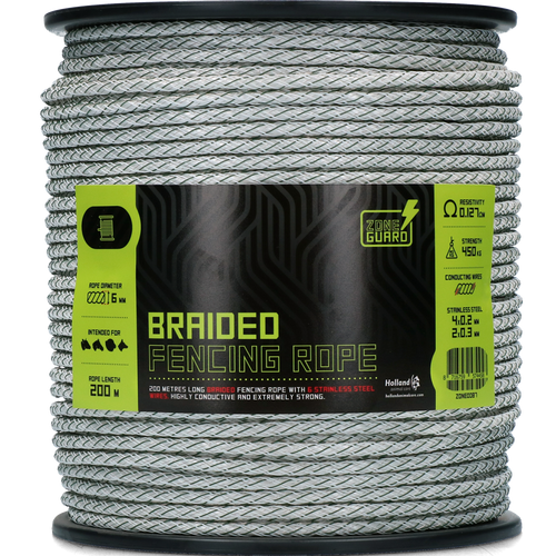 Electric Fence Rope ZoneGuard Rope PLUS 6 mm | 200 m