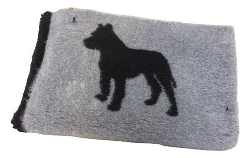 Vet Bed Xtra Soft - Pittbull - Gris Noir Anti-glisse