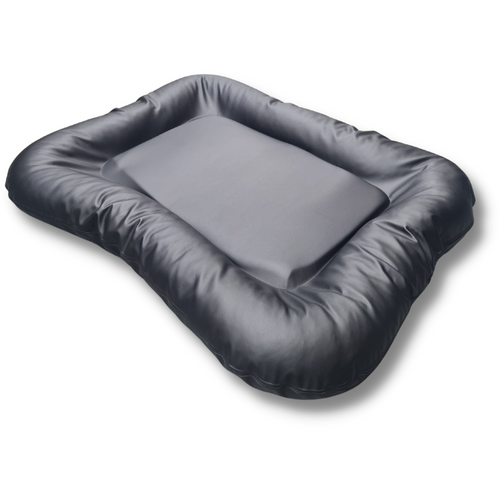 Panier pour chien Topmast tout temps en cuir Skai noir