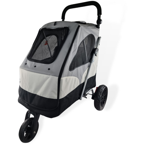 Topmast Deluxe 3 Wheel Dog Buggy - Gray