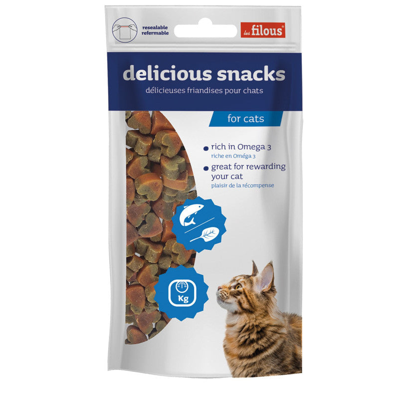 Cœurs saumon et épinards Les Filous 50 g