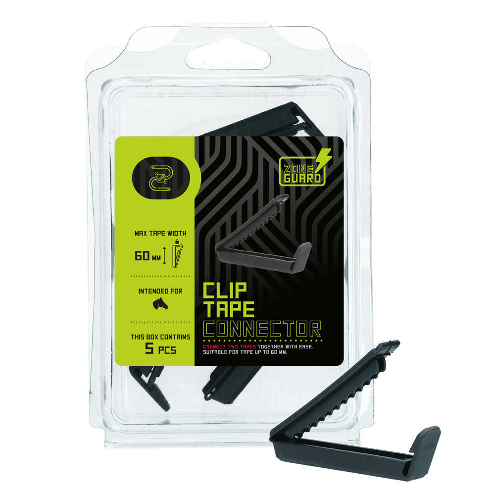 Connecteurs plastiques ruban clôture électrique 60 mm – Lot de 5 - Trufféo