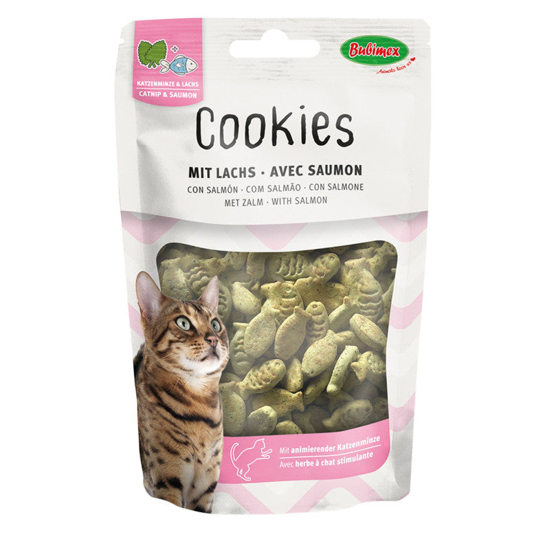Cookies herbe à chat et saumon Bubimex 50 g