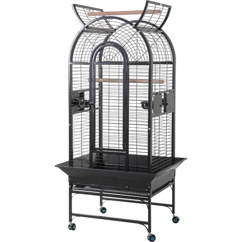 STRONG Coco Parrot Cage - Anthracite - 66 x 56 x 160 cm