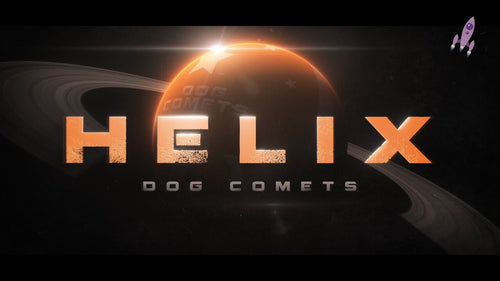 Dog Comets Helix – Balle interactive rechargeable rose