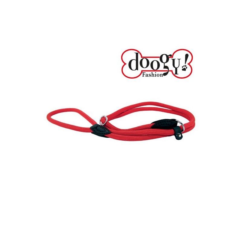 Laisse lasso Run Around rouge pour chien