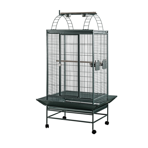 Cage Perroquets STRONG Bridge Anthracite - 76 x 61 x 178 cm