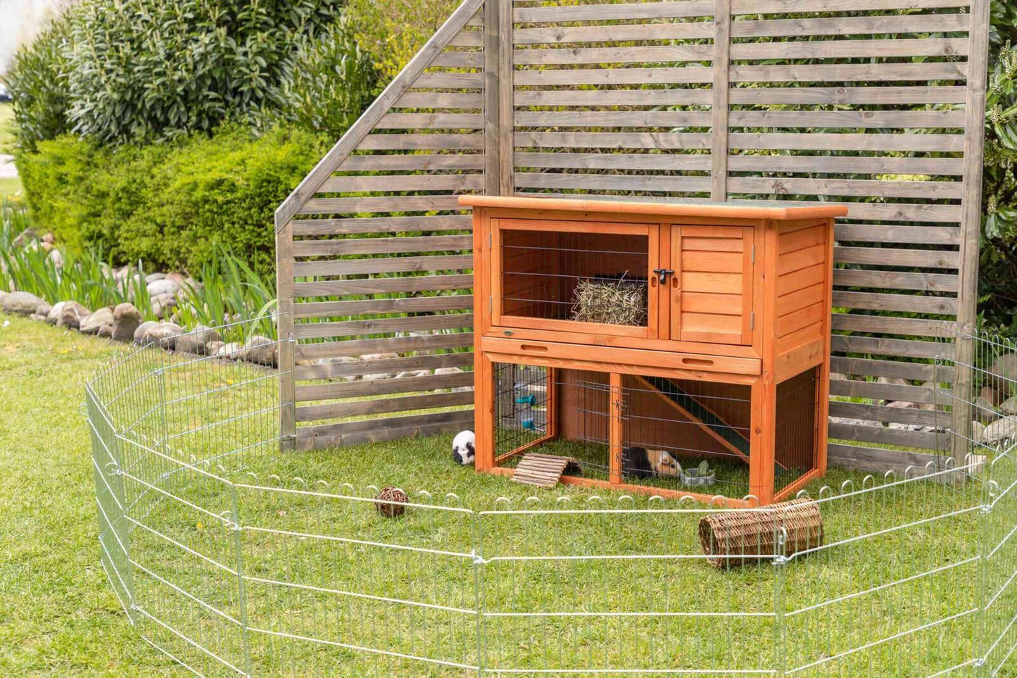 Topmast Konijnenhok Caviahok LOFT hout 91 X 45 X 81 CM