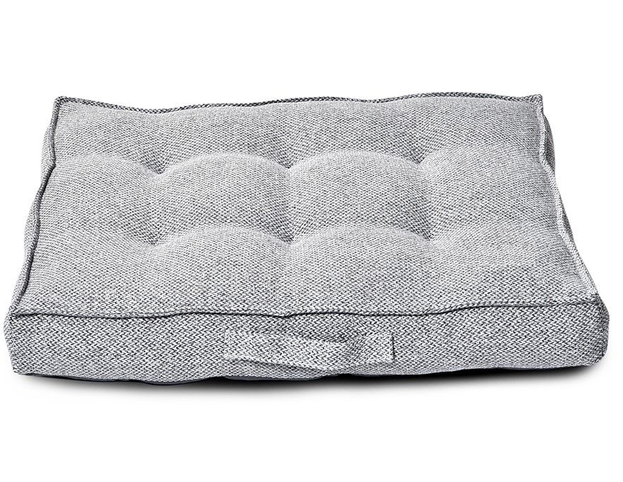 Topmast Hondenkussen Chesterfield - Stevig Dierenmatras - Grijs - Diverse Maten