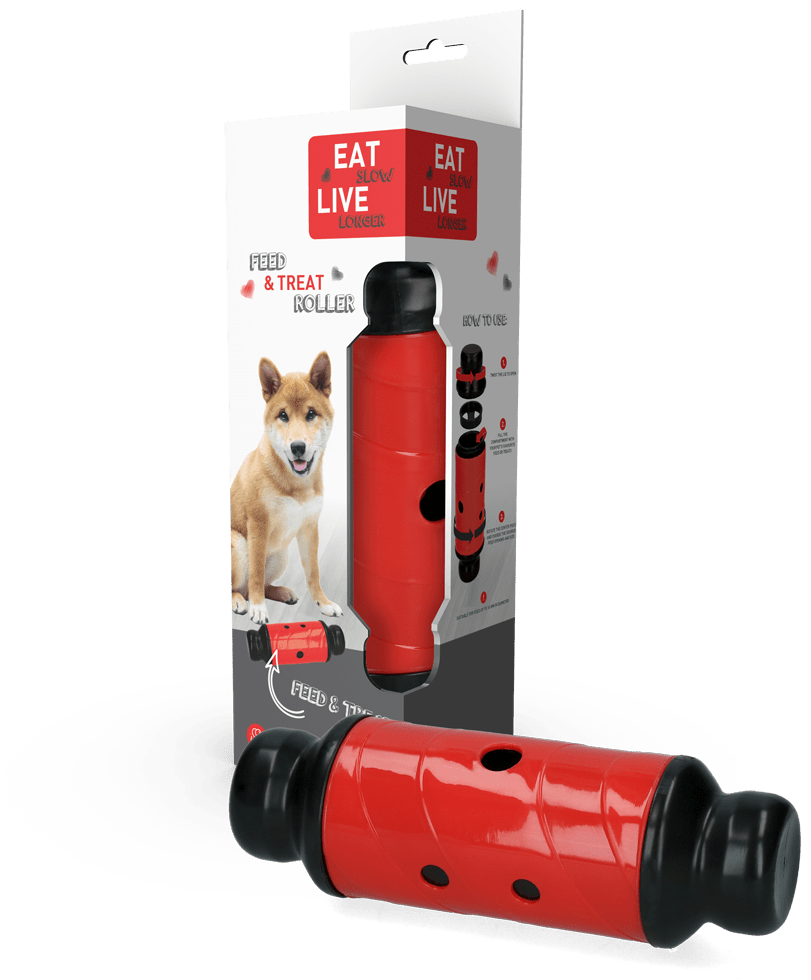 Rouleau distributeur Eat Slow Live Longer Feed & Treat - La Meute Trufféo