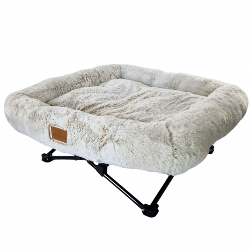 ☁️ Lit surélevé duvet neigeux blanc – Topmast