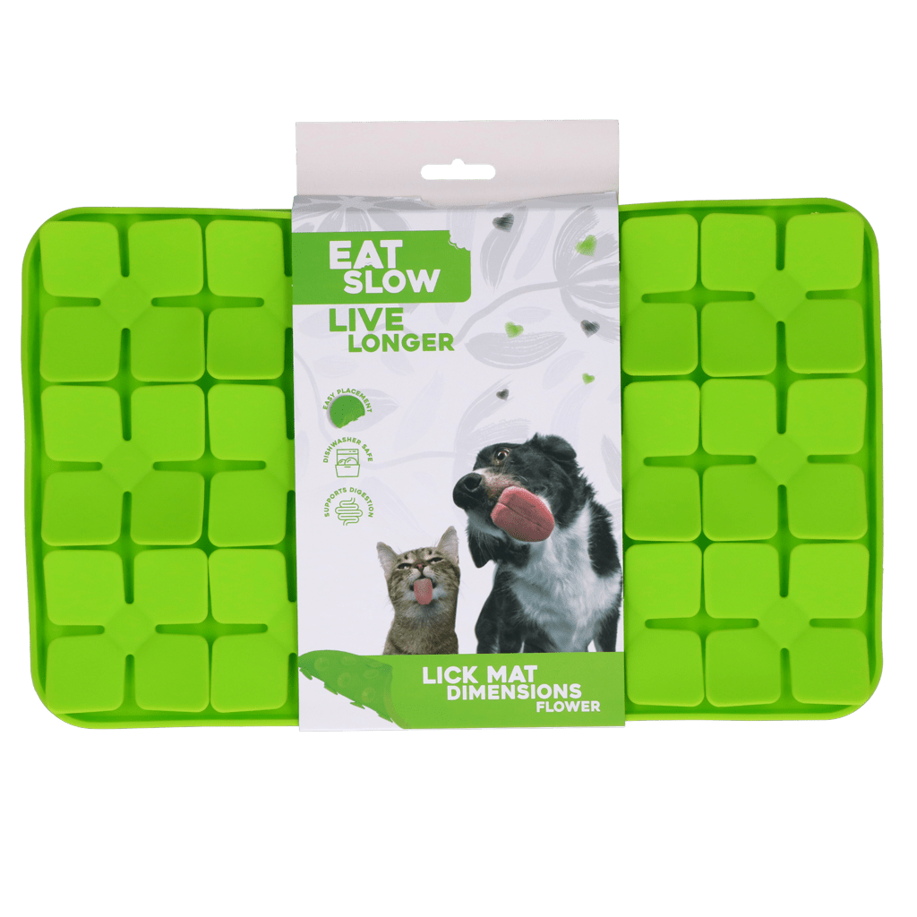 Tapis de léchage Eat Slow Live Longer Dimensions — Fleur - La Meute Trufféo